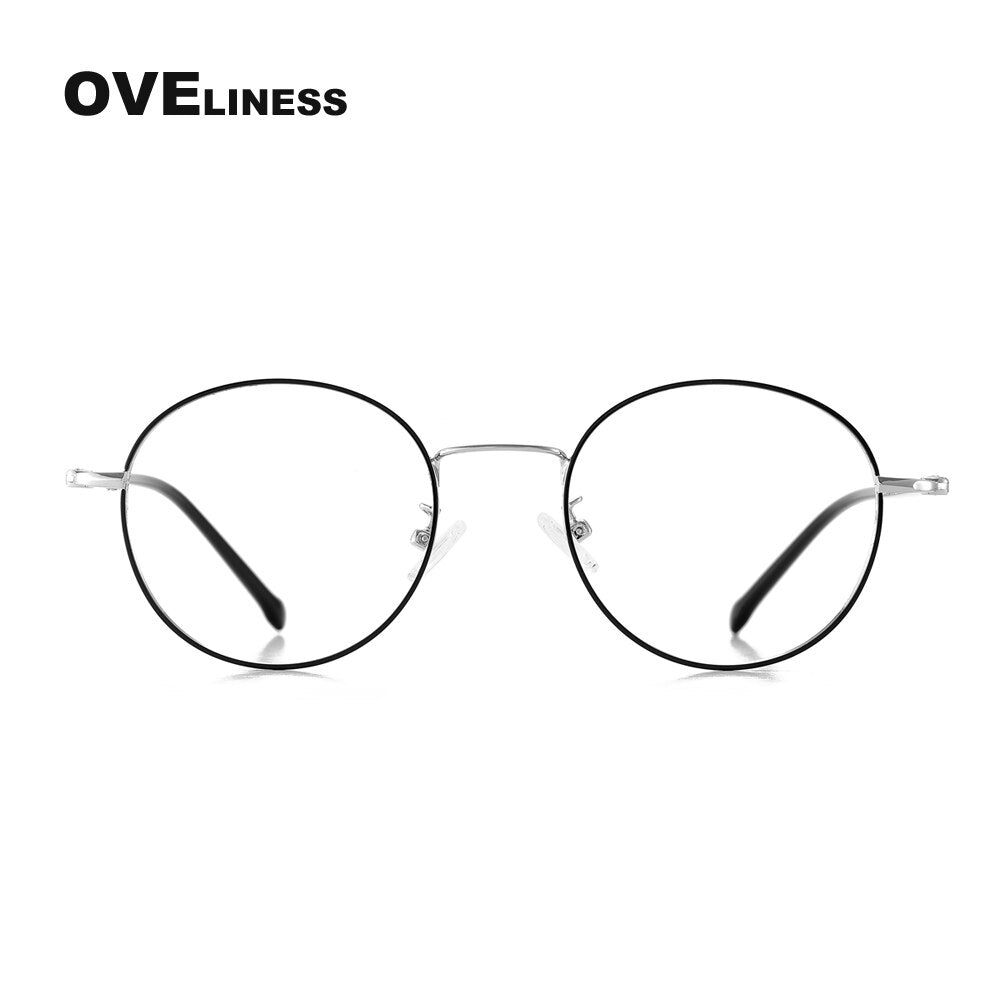 Oveliness Women's Full Rim Round Alloy Eyeglasses 2676 Full Rim Oveliness   