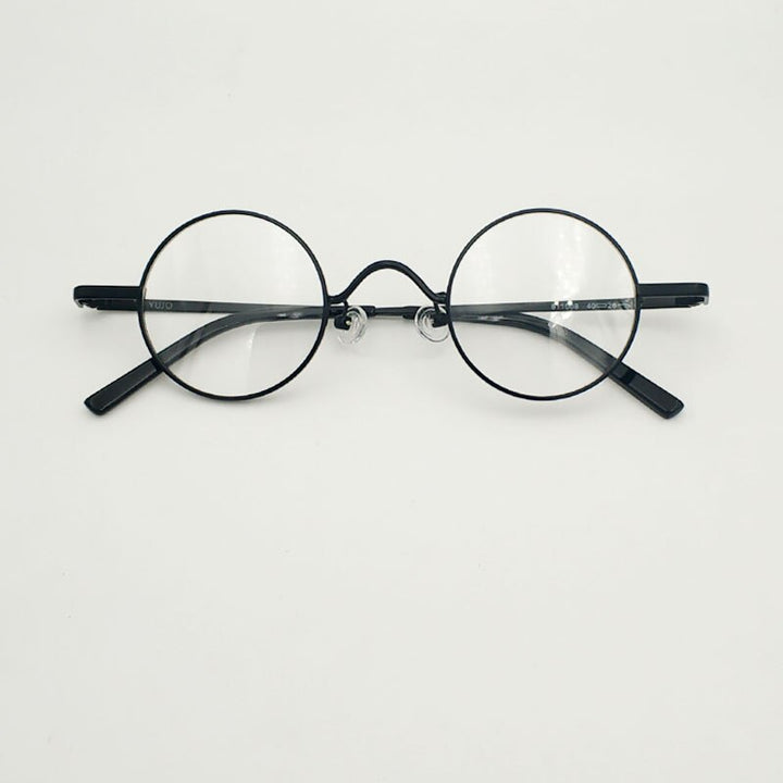 Unisex Retro Round Eyeglasses Alloy Frame Reading Glasses 811008 Reading Glasses Yujo   