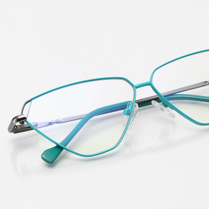Gmei Women's Full Rim Alloy Cat Eye Frame Eyeglasses 3023 Full Rim Gmei Optical   