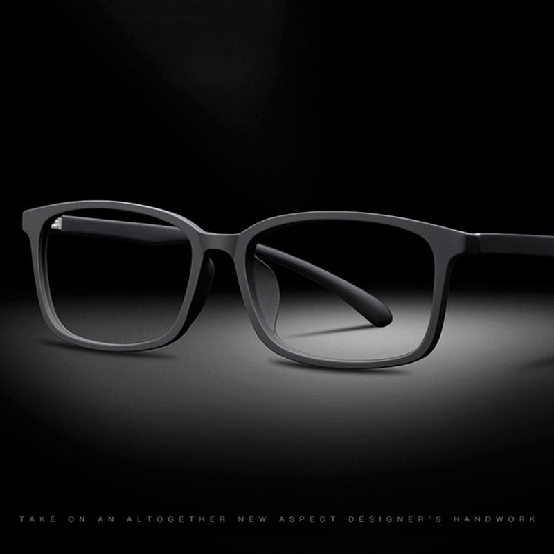 Hotony Unisex Full Rim Square TR 90 Resin Frame Eyeglasses 98007 Full Rim Hotony   