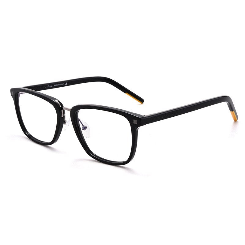 Gatenac Unisex Full Rim Square Acetate Frame Eyeglasses Gxyj312 Full Rim Gatenac 2  
