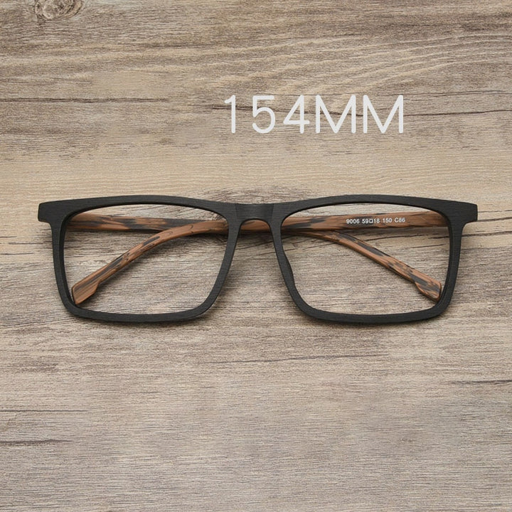 Cubojue Men's Full Rim Square Oversized Acetate Reading Glasses 154m Reading Glasses Cubojue   