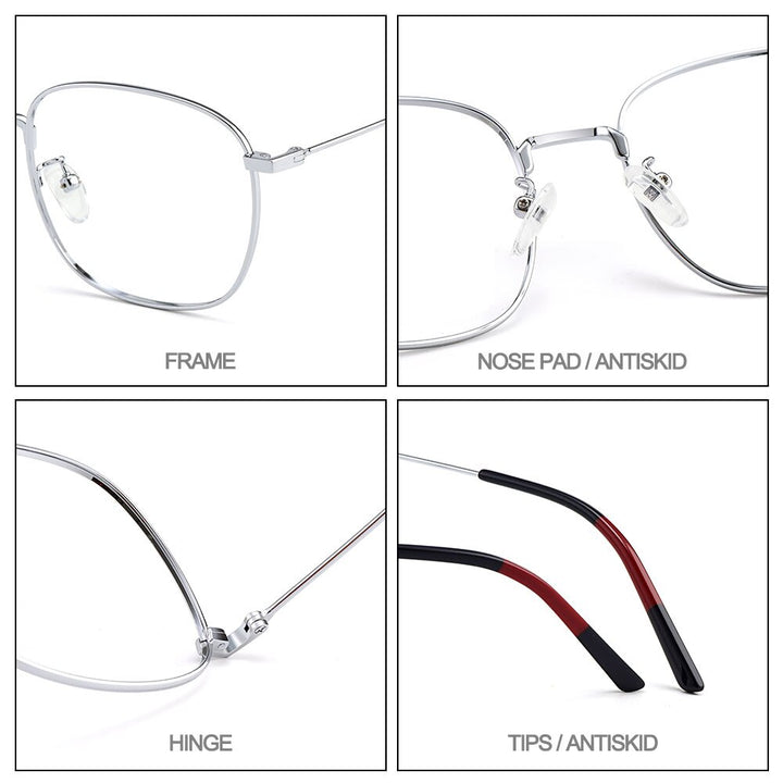 Unisex Eyeglasses Frame Alloy Glasses M0681 Frame Gmei Optical   