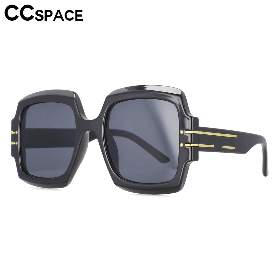 CCSpace Women's Full Rim Oversized Square Resin Frame Sunglasses 53688 Sunglasses CCspace Sunglasses   