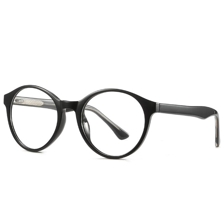 Women's Eyeglasses Round Glasses Frame Tr90 Cp 2007 Frame Gmei Optical C1  
