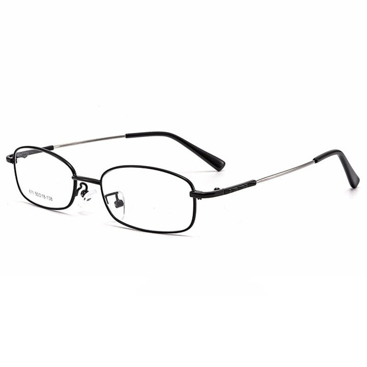 Hotochki Unisex Full Rim Alloy Frame Eyeglasses 611 Full Rim Hotochki black  