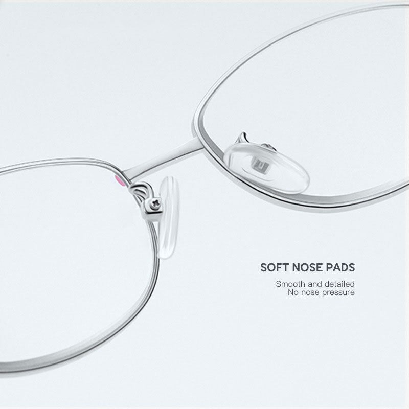 Hotony Women's Full Rim Rectangular Alloy Frame Presbyopic Reading Glasses 9002 Reading Glasses Hotony   