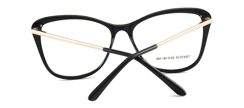 Hotony Women's Full Rim TR 90 Resin Cat Eye Frame Eyeglasses 7015 Full Rim Hotony   