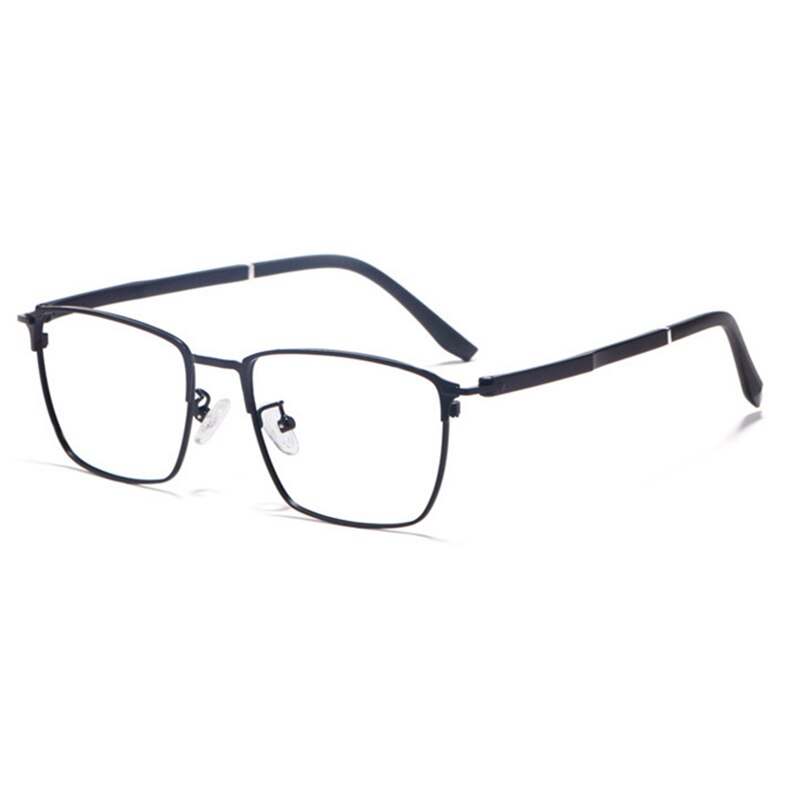 Hotony Unisex Full Rim Square Alloy Frame Eyeglasses 3007 Full Rim Hotony black  