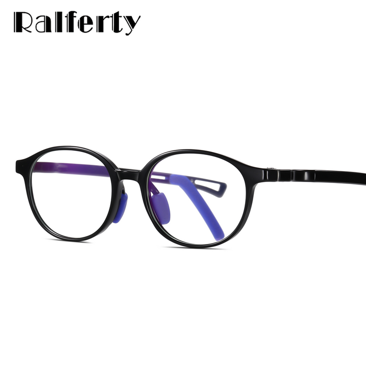 Ralferty Kids' Eyeglasses Anti Blue Light Round Tr90 D5114 Anti Blue Ralferty   