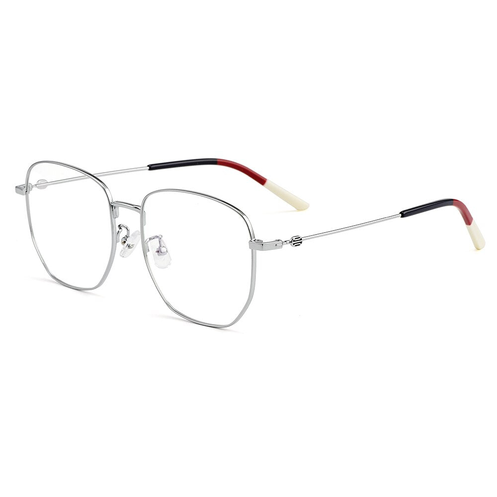 Unisex Eyeglasses Square Alloy Big Glasses Frame MD03690 Frame Gmei Optical C31  