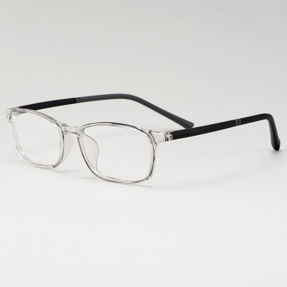 Gmei Men's Full Rim Rectangular Tr 90 Eyeglasses M2061 Full Rim Gmei Optical   