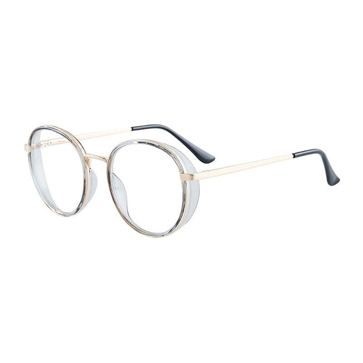 Hotony Women's Full Rim TR 90 Resin Round Frame Eyeglasses 7028 Full Rim Hotony   
