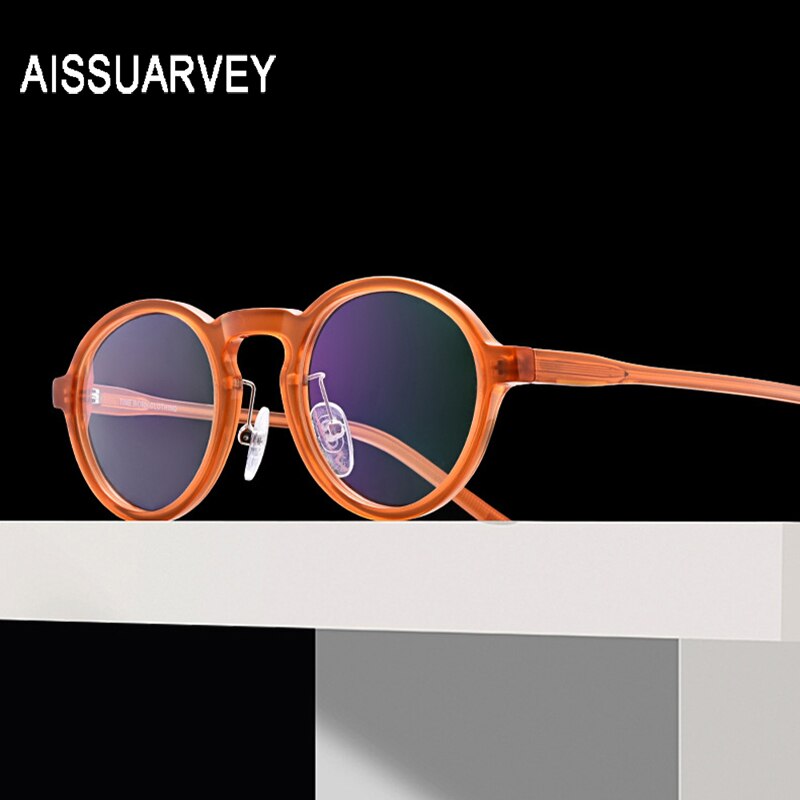 Aissuarvey Full Rim Light Acetate Round Frame Unisex Twm Style Full Rim Aissuarvey Eyeglasses   