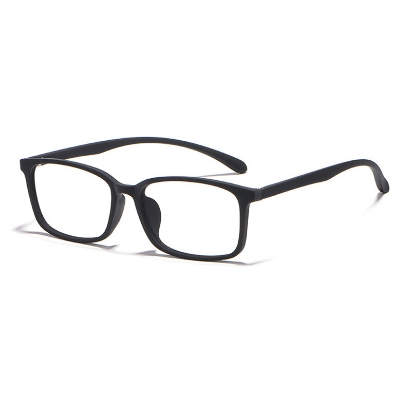Hotony Unisex Full Rim Square TR 90 Resin Frame Eyeglasses 98007 Full Rim Hotony black  