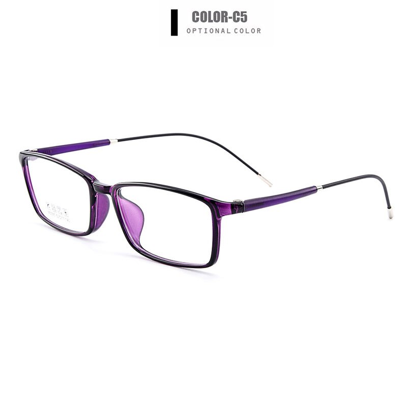 Men's Eyeglasses Ultralight Tr90 Square Frame M3005 Frame Gmei Optical C5  