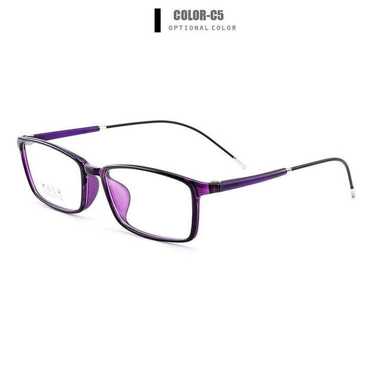Men's Eyeglasses Ultralight Tr90 Square Frame M3005 Frame Gmei Optical C5  