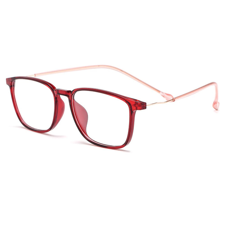 Women's Eyeglasses Ultralight Tr90 Plastic Square M3059 Frame Gmei Optical C4  