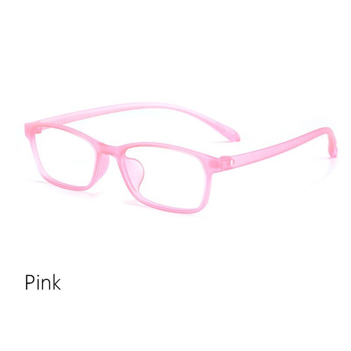 Yimaruili Unisex Eyeglasses Plastic Tr90 X1 Man X2 Woman 7g Frame Yimaruili Eyeglasses WOMEN Pink  