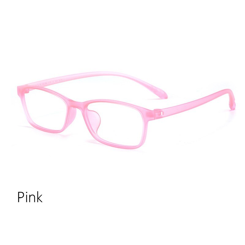 Yimaruili Unisex Full Rim Square Tr 90 Eyeglasses X1x2 Full Rim Yimaruili Eyeglasses WOMEN Pink  