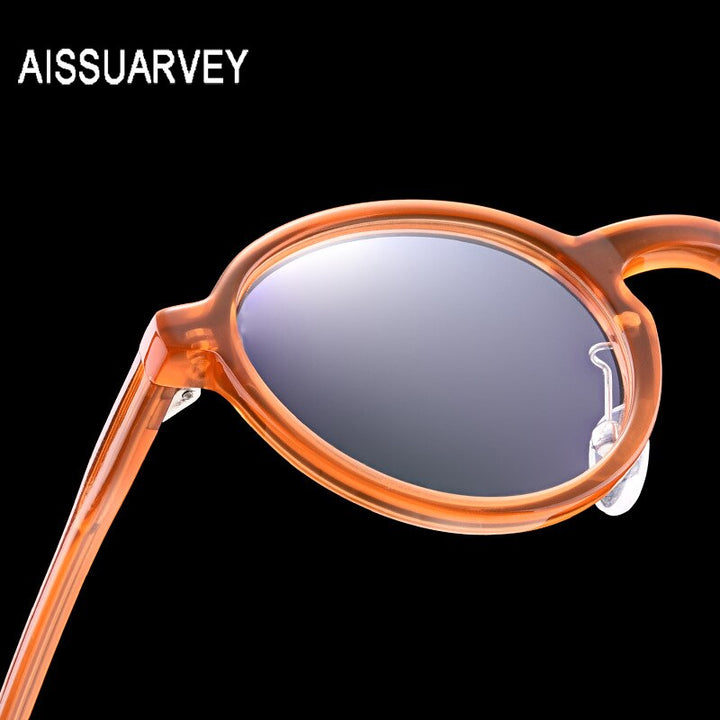 Aissuarvey Full Rim Light Acetate Round Frame Unisex Twm Style Full Rim Aissuarvey Eyeglasses   