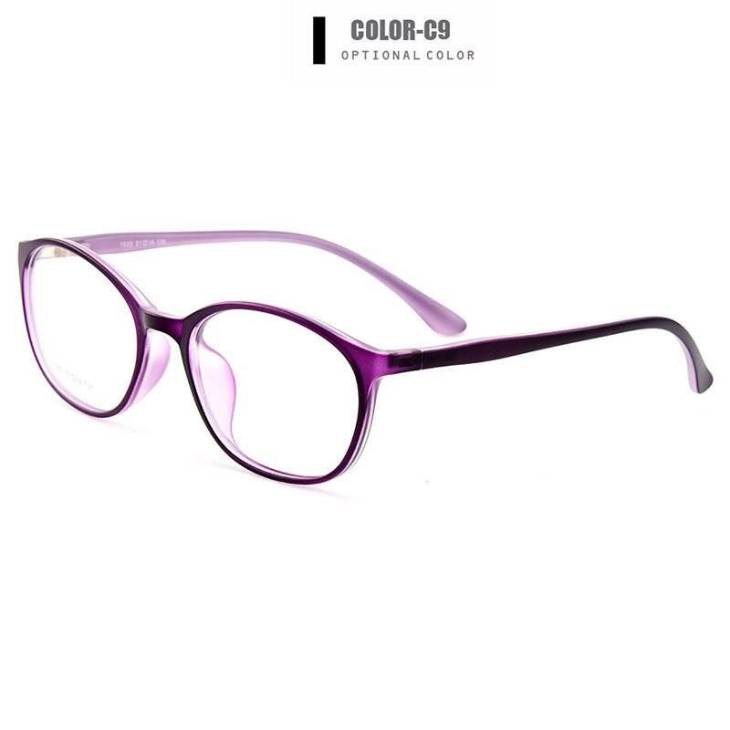 Women's Eyeglasses Oval Ultralight Tr90 Frame Y1020 Frame Gmei Optical C9  