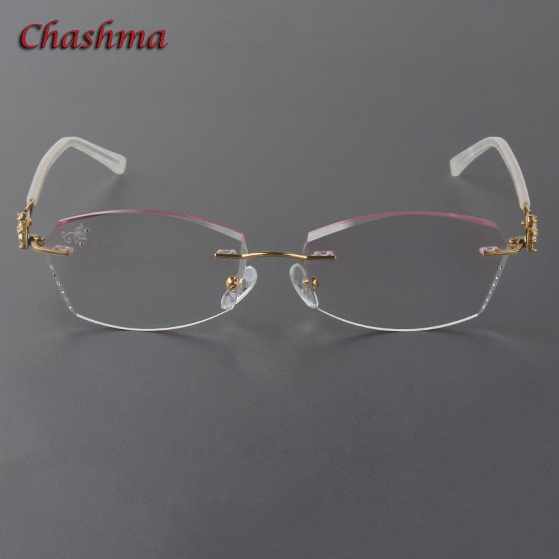 Chashma Women's Oval Titanium Eyeglasses – FuzWeb