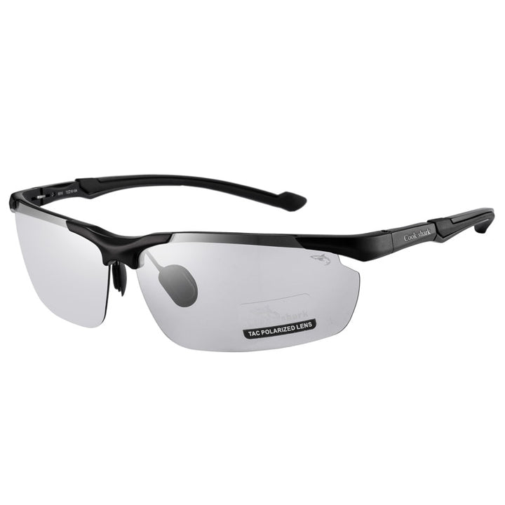 Cookshark Brand Men's Sunglasses Polarized Driving Hipster 8016 Sunglasses Cook Shark Photochromic  