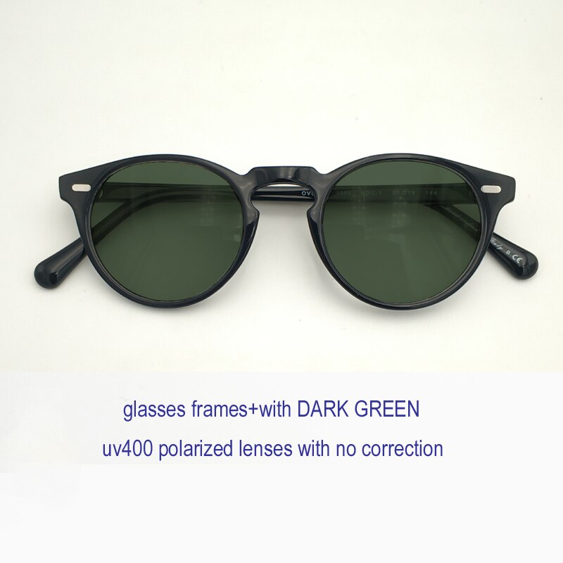 Unisex Polarized Sunglasses Acetate Full Rim Frame Customizable Lenses Sunglasses Yujo C2 China 