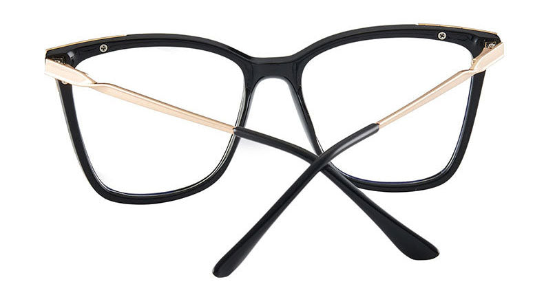 Hotony Women's Full Rim Cat Eye TR 90 Resin Frame Eyeglasses 7050 Full Rim Hotony   