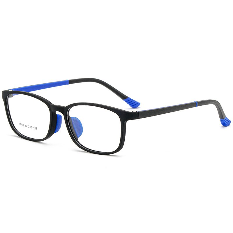 Aissuarvey Children's Rectangular Full Rim Sports Frame Unisex Eyeglasses 8093 Sport Eyewear Aissuarvey Eyeglasses Blue 1  