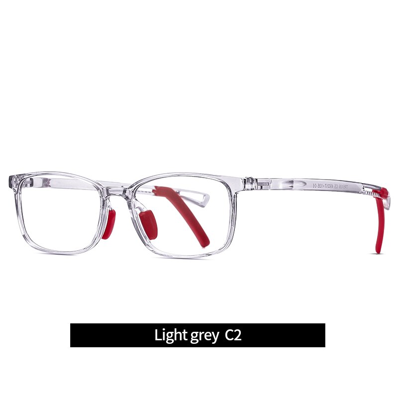 Reven Jate Kids' Eyeglasses 5109 Child Flexible Quality Frame Reven Jate light grey  