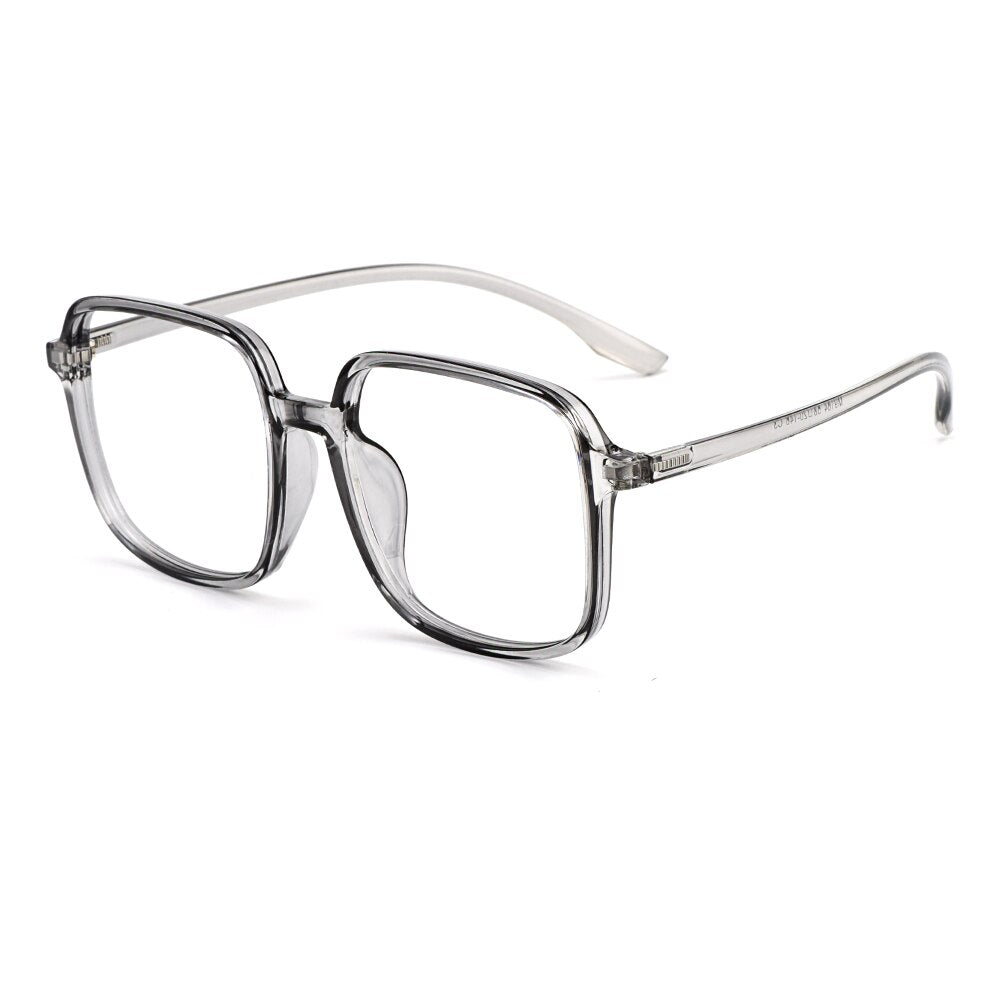 Unisex Eyeglasses Ultralight Tr90 Transparent Large Size M9164 Frame Gmei Optical C3  