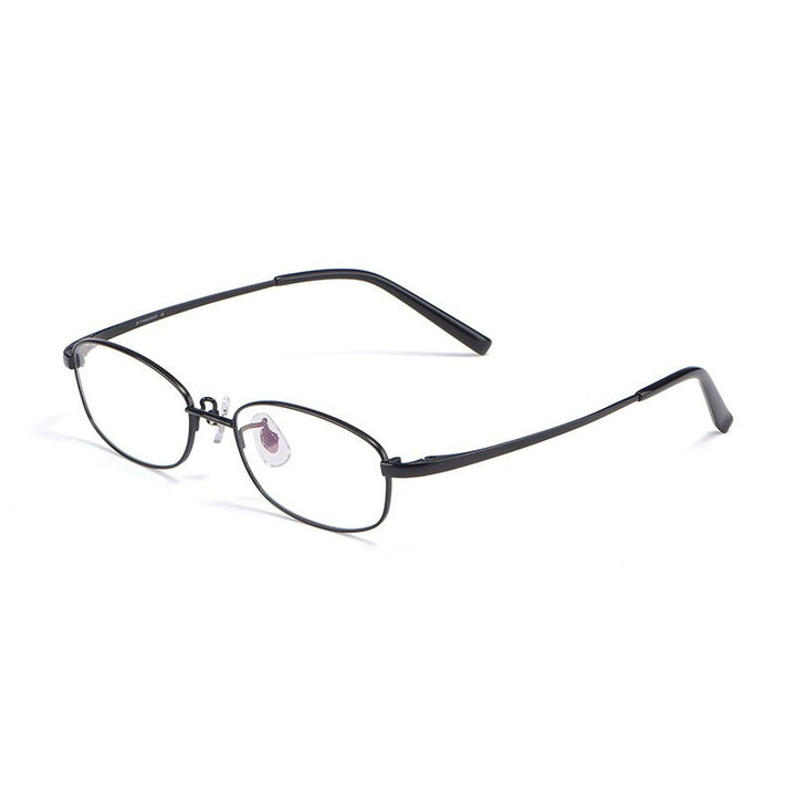 Hotochki Men's Full Rim Titanium Frame Eyeglasses 10196 Full Rim Hotochki black  