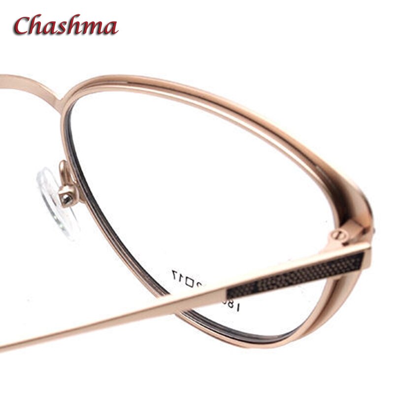 Chashma Ochki Women's Full Rim Triangel Cat Eye Alloy Eyeglasses 806 Full Rim Chashma Ochki   