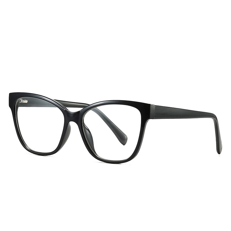 Women's Eyeglasses Acrylic Tr90 Cp Frame Cat Eye 2028 Frame Gmei Optical C1  