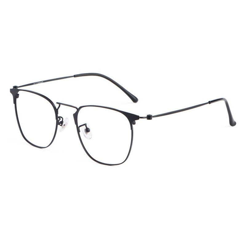 Hotony Unisex Full Rim Round Square Alloy Frame Eyeglasses 88006 Full Rim Hotony   