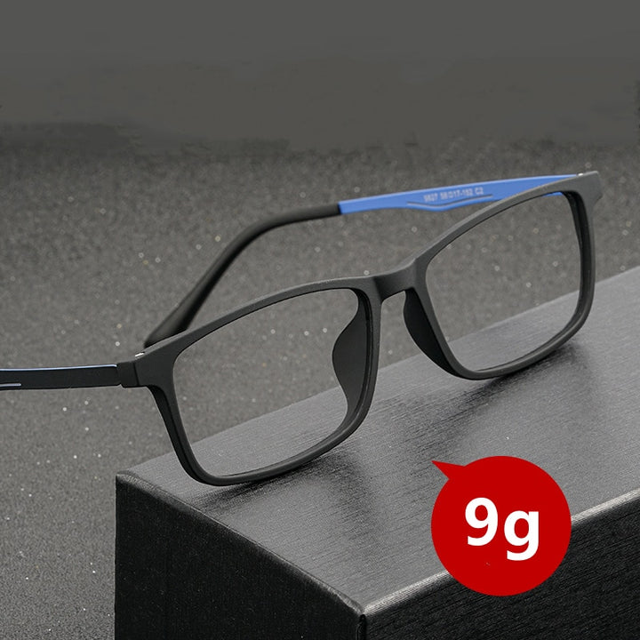 Yimaruili Men's Full Rim Titanium Frame Eyeglasses 9827 Full Rim Yimaruili Eyeglasses   