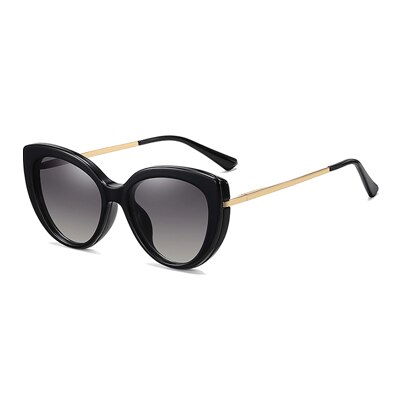Ralferty Clip On Sunglasses Women Cat's Eye Glasses Anti Blue Light F95336 Clip On Sunglasses Ralferty C1 Black  