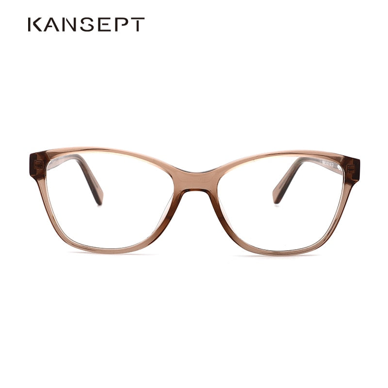 Kansept Women's Full Rim Cat Eye Acetate Frame Eyeglasses Fg6002 Full Rim Kansept   