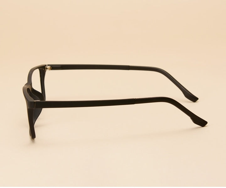 Yimaruili Unisex Full Rim Imitation Wood Grain Resin Frame Eyeglasses 98056 Full Rim Yimaruili Eyeglasses   