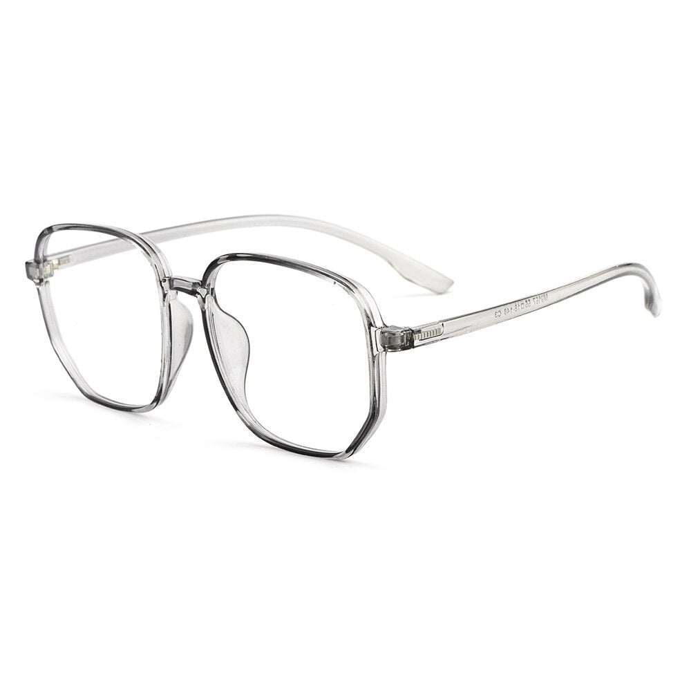 Unisex Eyeglasses Tr90 Frame Transparent Large Size Ultralight Plastic M9157 Frame Gmei Optical   