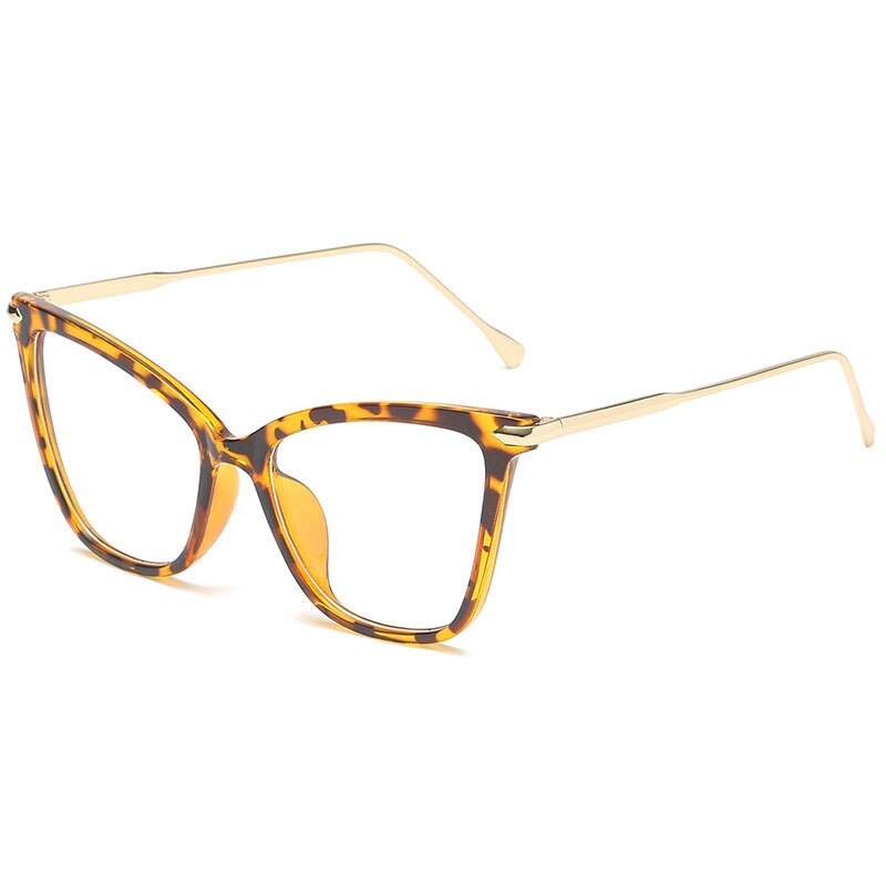 Hotony Women's Full Rim TR 90 Resin Cat Eye Frame Eyeglasses 8011 Full Rim Hotony   