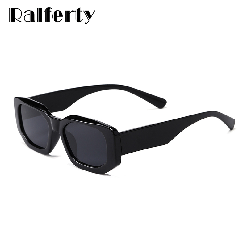 Ralferty Women's Sunglasses Irregular Shadows Y2k W95300 Sunglasses Ralferty   