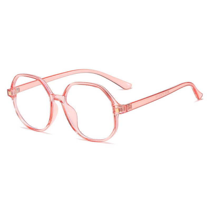 Hotony Women's Full Rim Polygon Round Tr 90 Eyeglasses B9005ds Full Rim Hotony Pink  