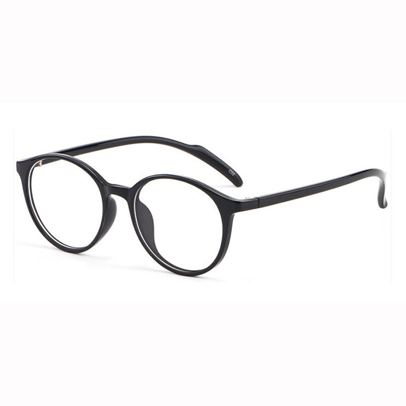 Hotony Women's Full Rim Round TR 90 Resin Frame Eyeglasses 1026 Full Rim Hotony   