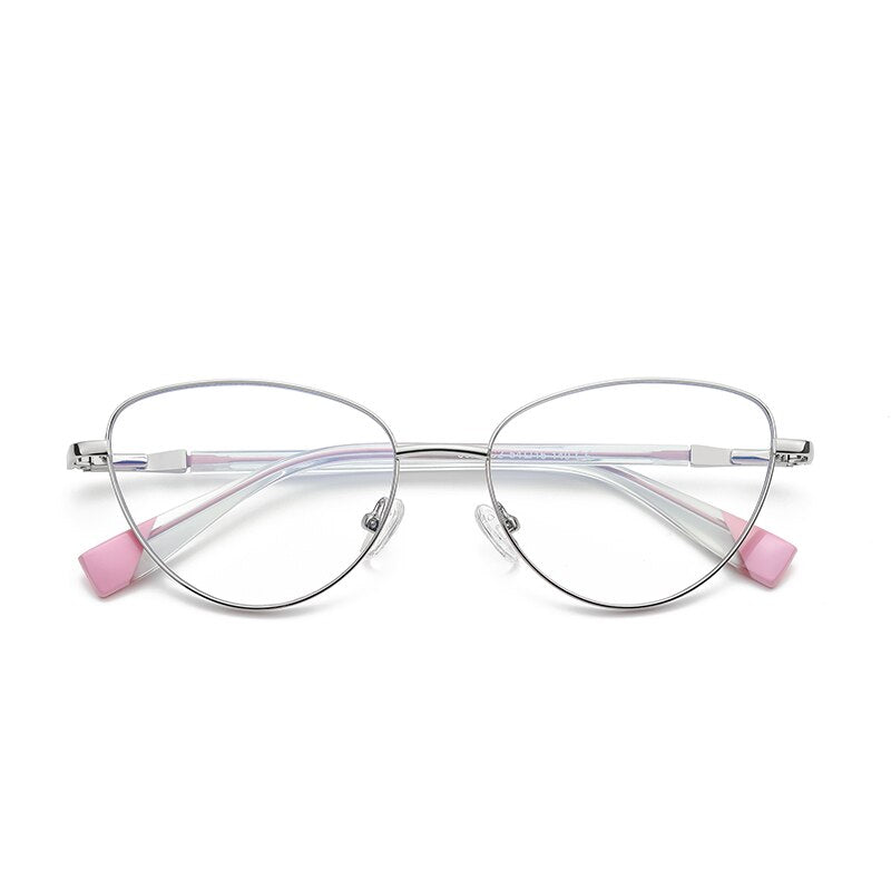 Oveliness Women's Full Rim Cat Eye Alloy Eyeglasses 3020 Full Rim Oveliness c2  