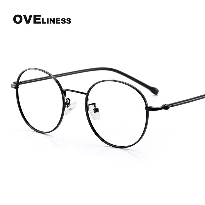 Oveliness Women's Full Rim Round Alloy Eyeglasses 2676 Full Rim Oveliness   