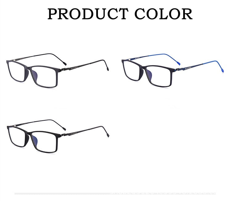 KatKani Men's Full Rim Alloy Screwless Frame Eyeglasses E0207 Full Rim KatKani Eyeglasses   