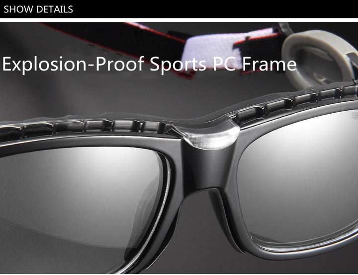 KatKani Men's Full Rim TR 90 Resin Sport Frame Eyeglasses Replaceable Temple Yd0048 Sport Eyewear KatKani Eyeglasses   
